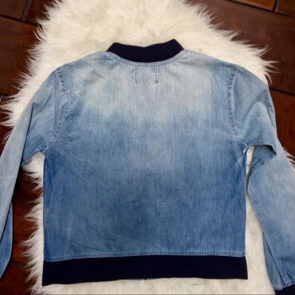 Chelsea and Violet Bomber Jean Jacket - Picture 5 of 8